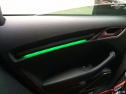 天津奥迪A3升级车内7色氛围灯