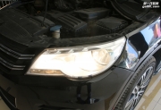 廣州天河區(qū)改燈，大眾途觀原車(chē)鹵素?zé)舨涣辽?jí)Q5雙光透鏡...