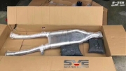 英菲尼迪Q50L改裝SVE中尾段可變閥門排氣安裝作業(yè)