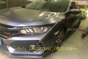 蘇州超車(chē)坊 本田10代思域大包圍 LED日行燈改裝