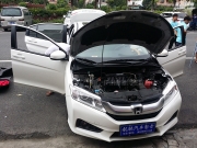 廣州汽車音響改裝 新飛度改裝惠威DX-165、X3汽車音響