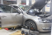 聆聽心跳 徐州樂道大眾帕薩特汽車音響改裝德國(guó)伊頓 POW172...