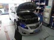 深圳車燈升級(jí)改裝：豐田卡羅拉小糸Q5雙光透鏡【光速車改】