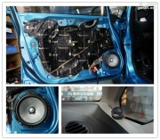 【佛山汽車音響改裝哪家好】飛度改裝勁浪音響—佛山百佳