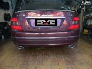 老款奔馳C200升級SVE前中尾閥門段排氣