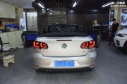重慶三正汽車音響改裝 大眾高爾夫敞篷升級(jí)丹麥丹拿232兩...