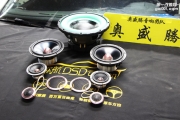 石家莊汽車音響奧盛騰大眾POLO改裝三分頻
