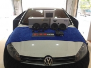 音樂模樣 高爾夫汽車音響改裝伊頓pow172.2—徐州樂道
