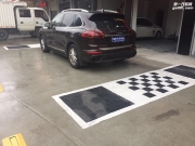 保時(shí)捷卡宴改裝CarPlay手機(jī)互聯(lián)360全景行車記錄儀