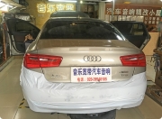 奧迪A6隔音降噪案例分享 日本笛神車體隔音 番禺音樂寬帶