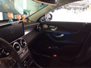 奔驰C级  升级原厂360全景环视系统--穿梭在城市车流中的神器