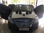 清新曲調(diào) 日產(chǎn)軒逸汽車音響改裝惠威C1600—車改坊廣州煉...