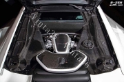迈凯伦MP4 12C改装碳纤维发动机舱护板 发动机碳纤保护罩内饰