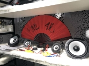 成都【銳馳音響】改裝|成都奧迪A6L音響改裝日本必偉三分頻