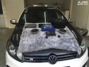 徐州沃富林汽車(chē)音響改裝 大眾小鋼炮改裝丹拿272 沉穩(wěn)有勁...