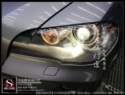 重庆汽车灯光升级-宝马X5升级进口海拉五双光透镜