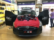 靜安汽車音響改裝 上海天目大眾途觀改裝芬朗SQ-6.5F