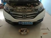 洛陽汽車改燈_洛陽改燈店_本田CRV改燈案例—【夜貓改燈】