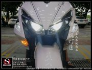 重庆摩托车改灯-雅马哈 NVX155升级GTR LED双光透镜