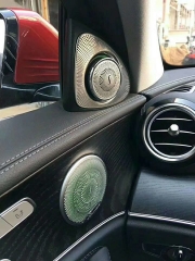 奔馳E級(jí)改裝3D旋轉(zhuǎn)高音喇叭 柏林發(fā)光蓋