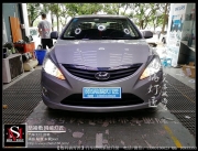 重庆汽车灯光改装-现代瑞纳升级GTR双光透镜-飞利浦WHV+