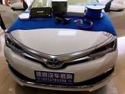 南寧汽車音響.隔音改裝豐田卡羅拉雙擎音響改裝RS+巴尼線材