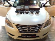 勒流汽車音響改裝，日產(chǎn)軒逸改裝卡頓音響—順德音樂大師