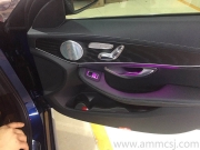 奔馳c改裝12色氛圍燈