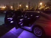 寶馬5系改裝八色氛圍燈