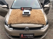 天津汽車音響改裝【高爾夫】升級阿爾派主機(jī)