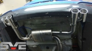宝马3系GT改装SVE中尾段阀门四出排气