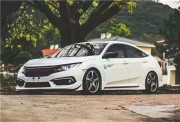 德州汽車動(dòng)力升級(jí)改裝 十代思域改裝正品yofer小包圍