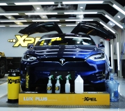 北京通州特斯拉Model X极致施工美国XPEL LUX系列隐形车衣