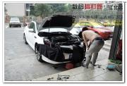 重慶起亞K5改裝升級(jí)奧迪原裝Q5小糸雙光透鏡+惡魔眼