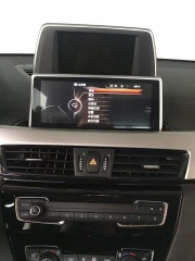 宝马X1改装安卓大屏导航倒车影像