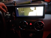 奔馳GLK改裝大屏導航360度全景倒車影像