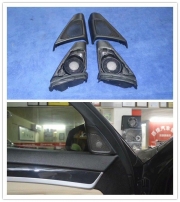 佛山寶馬525改裝音響，升級(jí)德國龍湖TX303三分頻—佛山百佳