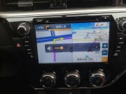 豐田卡羅拉改裝安卓大屏導(dǎo)航360全景行車(chē)記錄儀