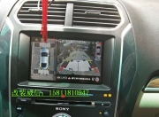 丰田探险者改装360度全景行车记录仪