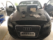 江蘇奧迪A4華麗轉(zhuǎn)身愛車音響升級四門SunKoo深刻隔音泰州巖...