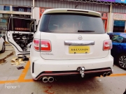 點燃激情 廊坊大飛日產(chǎn)途樂汽車音響改裝美國來福Rockfordfo...