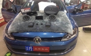 大眾高爾夫汽車音響改裝小改動大變化