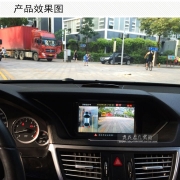 奔驰E260加装高清360度全景行车记录仪影像大屏