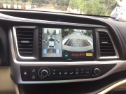 丰田汉兰达改装安卓大屏道可视360全景行车记录仪