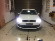 衢州海拉車(chē)燈專(zhuān)業(yè)改裝凱大眾POLO升級(jí)海拉5雙光透鏡+日行...
