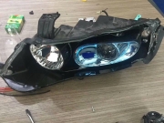 本田老款奥德赛大灯升级改装GTR海拉5双光透镜