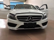 奔馳C級(jí)改裝滿天星中網(wǎng)AMG尾唇