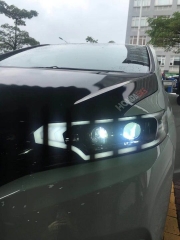 中山專業(yè)改燈 小欖專業(yè)汽車(chē)燈光升級(jí)飛度更換氙氣大燈總成