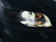大燈不亮看不清怎么辦？西寧精藝精奧迪A4車燈升級(jí)