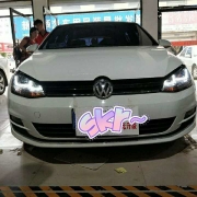 高爾夫7汽車燈光升級(jí)，亮度與顏值同在